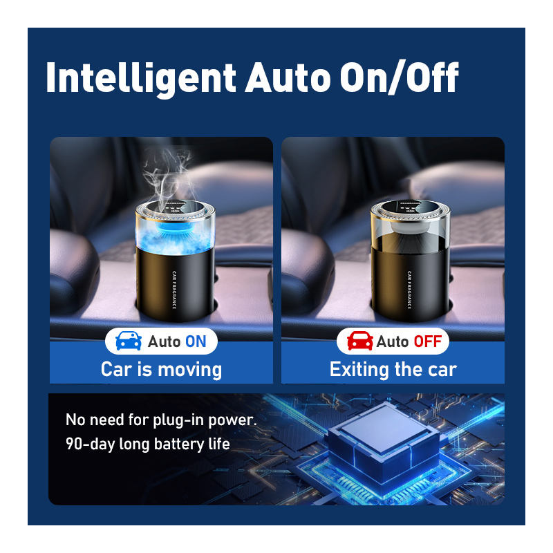 Hot Sale Luxury Mini Car Air Freshener Diffuser Smart Control Portable Room Scent Machine for Office Hotel Electric Power Source