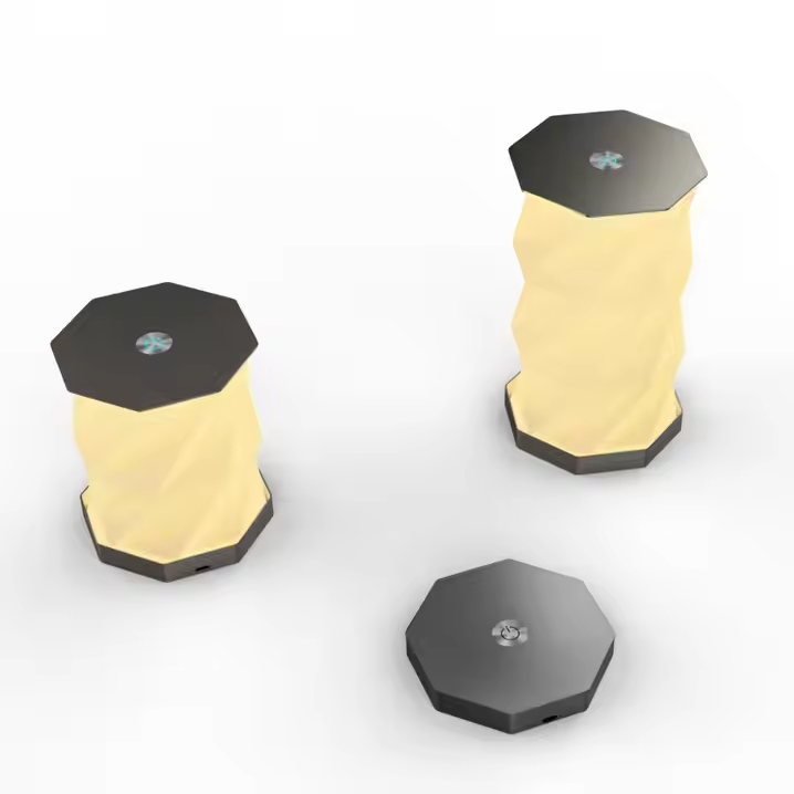 Trending Items Promotional Sports Products Handcrafted Product Rotating Rechargeable Folding Paper Vertical Organ Lamp