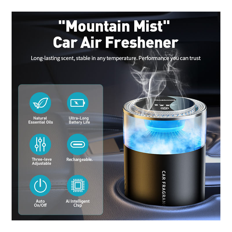 Hot Sale Luxury Mini Car Air Freshener Diffuser Smart Control Portable Room Scent Machine for Office Hotel Electric Power Source