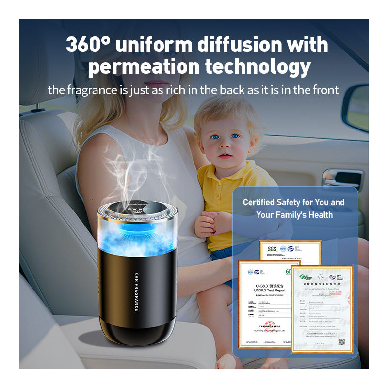 Hot Sale Luxury Mini Car Air Freshener Diffuser Smart Control Portable Room Scent Machine for Office Hotel Electric Power Source