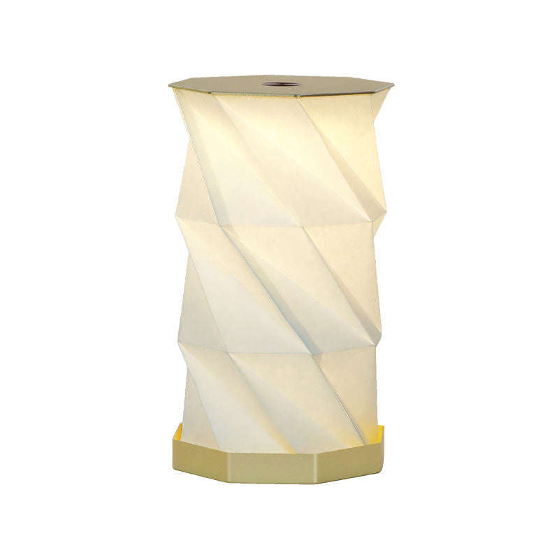 Trending Items Promotional Sports Products Handcrafted Product Rotating Rechargeable Folding Paper Vertical Organ Lamp